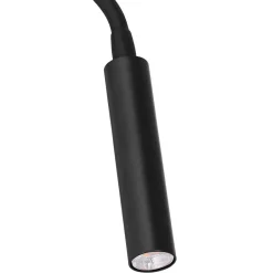 Wandleuchten|Schlafzimmer Lampen*Luminex Wandspot Metall G9 akzentuiert T:35 cm Flexarm Schwarz