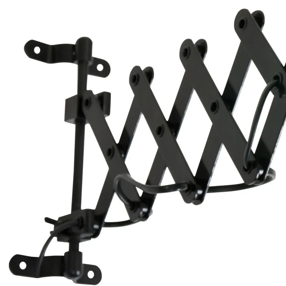 Spots|Wandleuchten*Steinhauer Wandspot Metall Schwarz T:56 cm mit Stecker flexibel