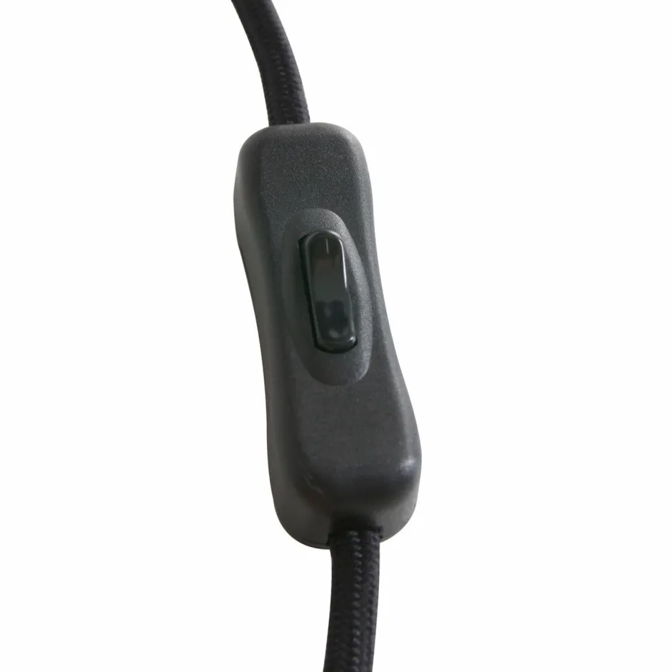 Spots|Wandleuchten*Steinhauer Wandspot Metall Schwarz T:56 cm mit Stecker flexibel