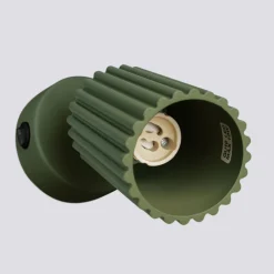 Sollux Wandspot Modern GU10 B: 8 cm klein schwenkbar Grün Aluminium< Flurlampen|Wohnzimmerlampen