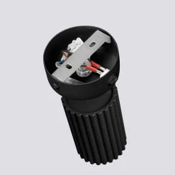 Flurlampen|Wohnzimmerlampen*Sollux Wandspot Schwarz GU10 B: 8 cm klein schwenkbar Modern Alu