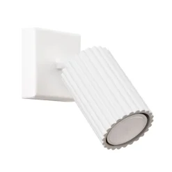 Sollux Wandspot Weiß B: 8 cm klein schwenkbar Modern GU10< Flurlampen|Wohnzimmerlampen