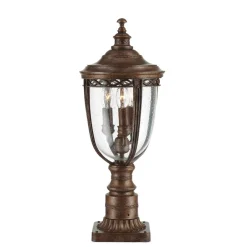 Elstead Wegbeleuchtung Garten in Bronze Antik wetterfest< Rustikale Lampen|Vintage Lampen