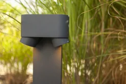 Eco-Light Wegeleuchte Aluminium GU10 2-flmg 75 cm IP44 Anthrazit< Metall Lampen|Wegeleuchten