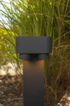 Eco-Light Wegeleuchte Aluminium GU10 2-flmg 75 cm IP44 Anthrazit< Metall Lampen|Wegeleuchten