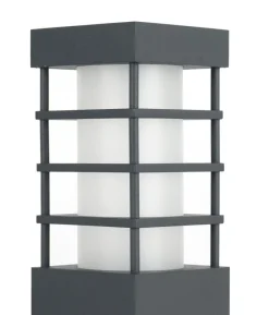 SU-MA Wegeleuchte Anthrazit eckig 75 cm IP54 E27 Modern< Moderne Außenleuchten|Wegeleuchten