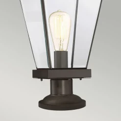 Rustikale Lampen|Vintage Lampen*Elstead Wegeleuchte außen IP44 52 cm Rustikal Vintage in Bronze