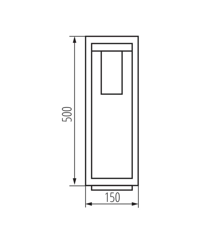 Kanlux Wegeleuchte außen Rostbraun 50 cm E27 IP44 SIGNI< Moderne Lampen|Wegeleuchten