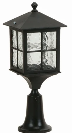 Lido Wegeleuchte außen Schwarz 46cm IP43 Rustikal< Außenleuchten Antik|Gartenlaternen