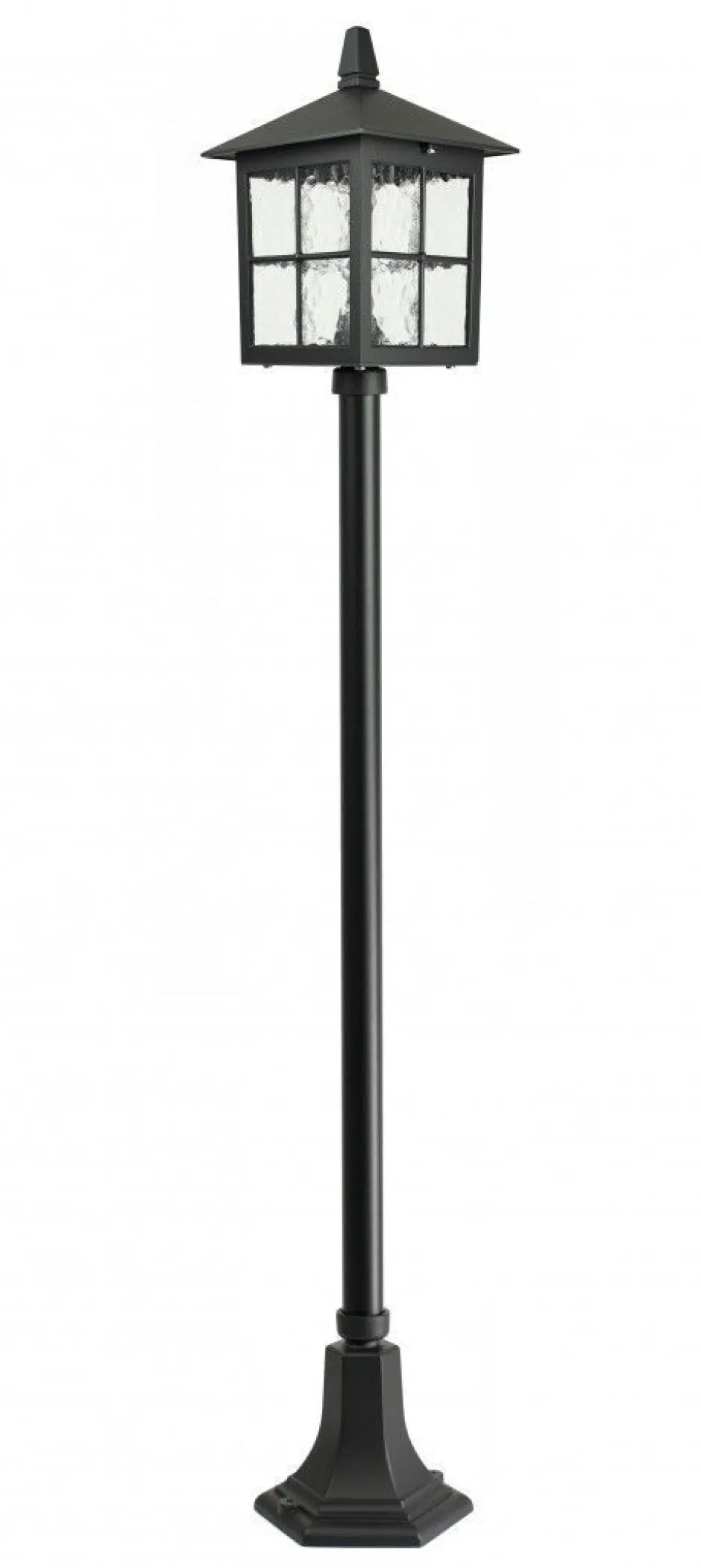 SU-MA Wegeleuchte BAARLE Schwarz IP43 Aluminium 156cm< Außenleuchten Antik|Gartenlaternen