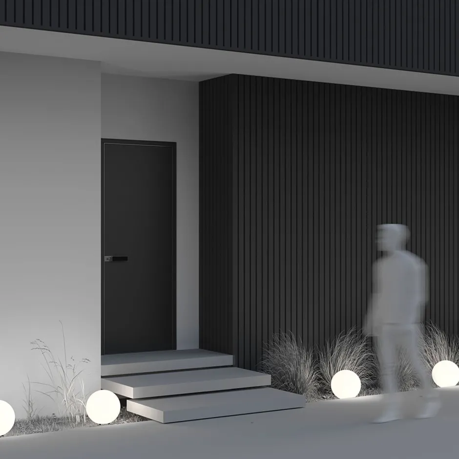 Maytoni Wegeleuchte E27 IP54 29 cm hoch mit Erdspieß Grau Weiß< Wegeleuchten|Dekolampen Außen