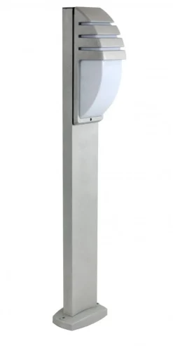 Moderne Außenleuchten|Wegeleuchten*SU-MA Wegeleuchte FALOMA in Silber 99 cm blendarm E27