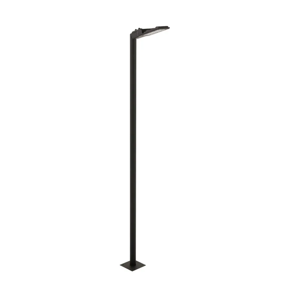 Metall Lampen|Wegeleuchten*Nowodvorski Wegeleuchte LED Schwarz IP65 3000 K 3600 lm 285 cm