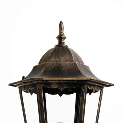 Maritime Lampen|Wegeleuchten*Easylight Wegeleuchte mit Bewegungsmelder in Schwarz Kupfer