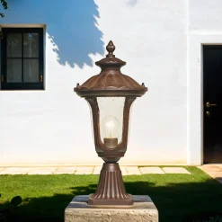 Elstead Wegeleuchte RICHARD in Bronze H:51cm IP44 Rustikal< Vintage Lampen|Rustikale Lampen