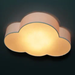 TK Lighting Weiße Deckenlampe Kinderzimmer WOLKI 4-flmg L62cm<Kinder Kinderzimmerlampen|Kinderlampen