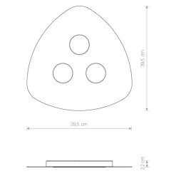 Deckenleuchten|Flurlampen*Nowodvorski Weiße Deckenlampe Metall blendarm GX53 3-flammig