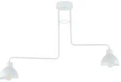 Sigma Weiße Deckenlampe Metall 2-flmg E27 bis 60W dekorativ< Deckenleuchten|Moderne Lampen