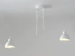 Sigma Weiße Deckenlampe Metall 2-flmg E27 bis 60W dekorativ< Deckenleuchten|Moderne Lampen