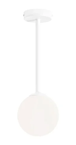 ALDEX Weiße Deckenleuchte Glas Kugel E14 B:14 cm rund blendarm< Deckenleuchten|Badezimmer Lampe