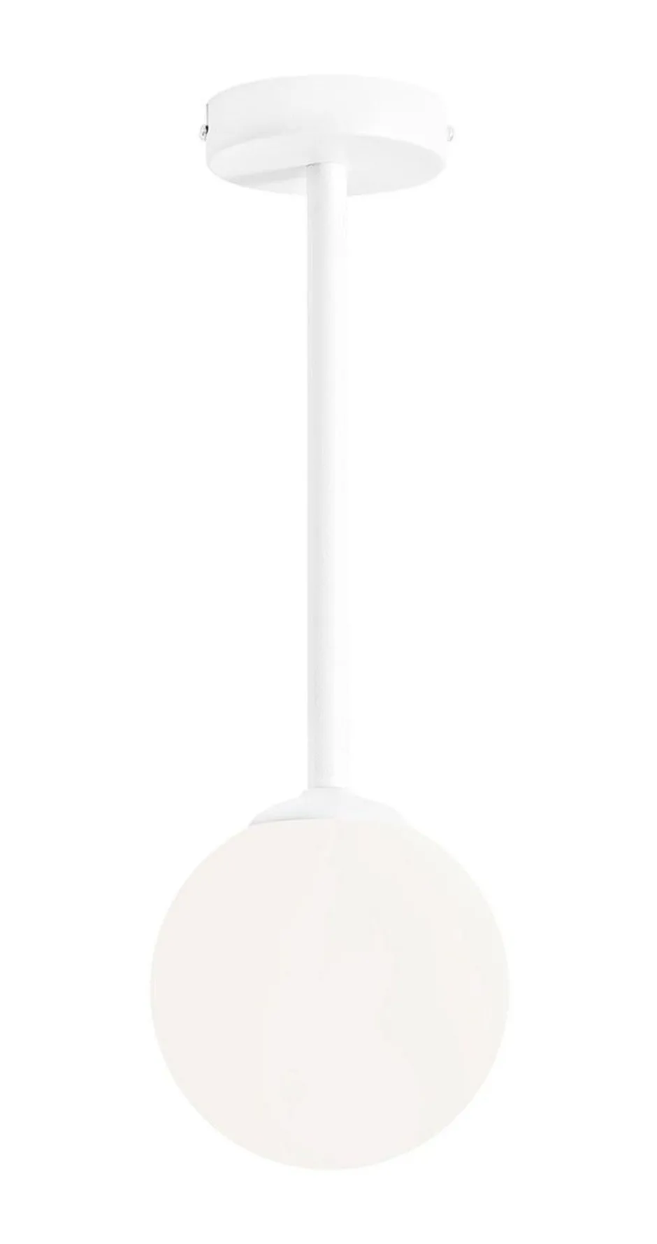 ALDEX Weiße Deckenleuchte Glas Kugel E14 B:14 cm rund blendarm< Deckenleuchten|Badezimmer Lampe