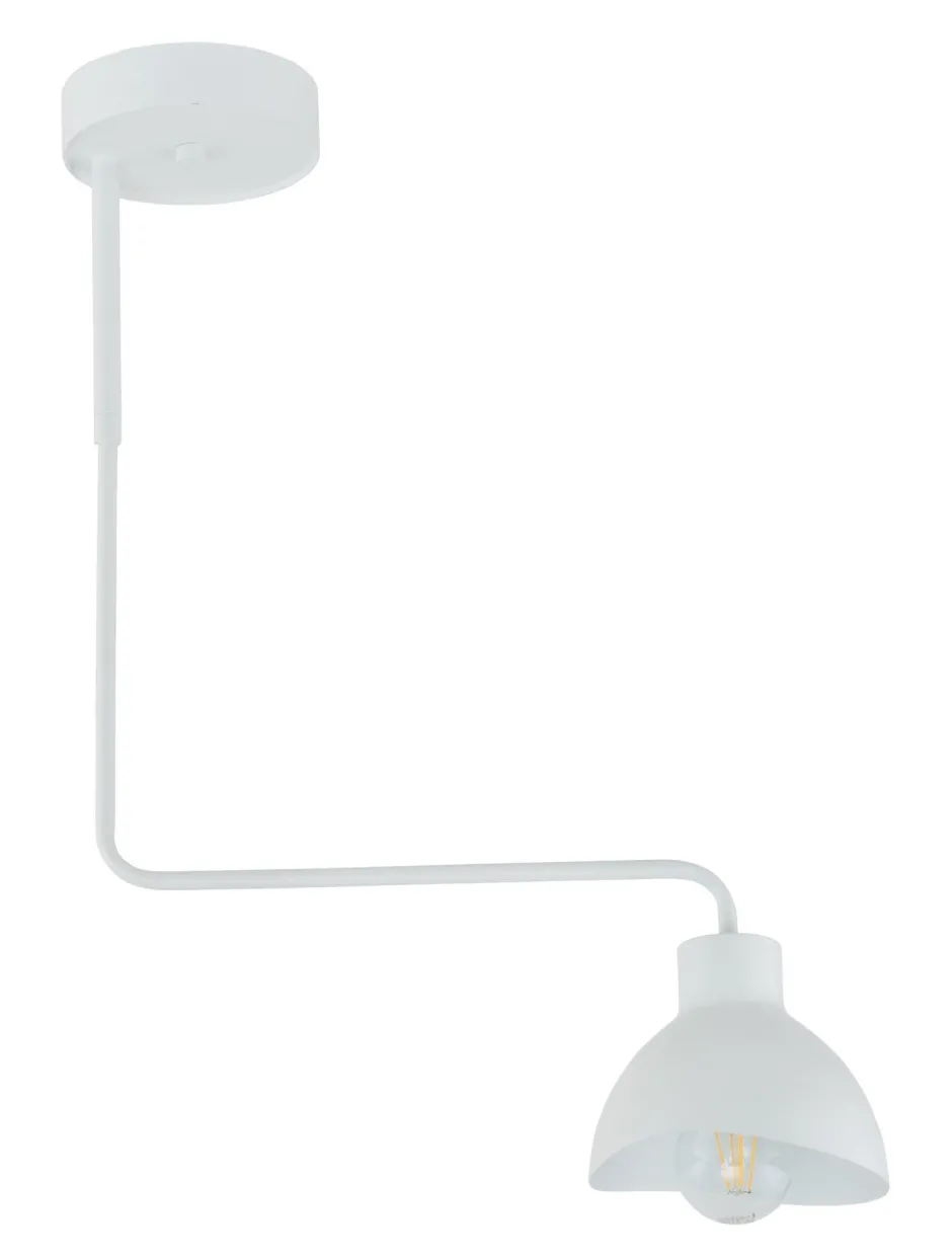 Sigma Weiße Deckenleuchte Metall E27 H:60 cm auffällig< Deckenleuchten|Moderne Lampen