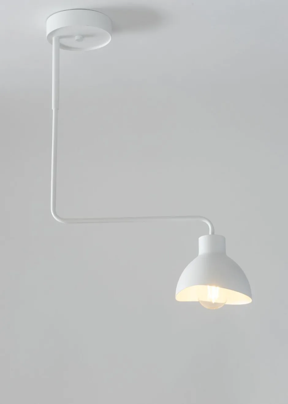 Sigma Weiße Deckenleuchte Metall E27 H:60 cm auffällig< Deckenleuchten|Moderne Lampen