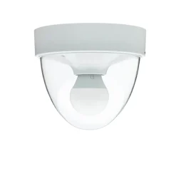 Wohnzimmerlampen|Moderne Lampen*Nowodvorski Weiße Deckenleuchte rund Ø18cm IP44 Modern E27