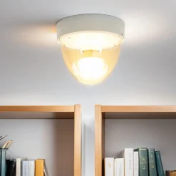 Wohnzimmerlampen|Moderne Lampen*Nowodvorski Weiße Deckenleuchte rund Ø18cm IP44 Modern E27