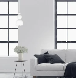 Belis Weiße Hängelampe Metall Loft Design E27 B:17 cm rund< Hängelampen|Bürolampen