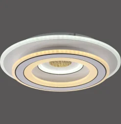 Deckenleuchten|Flurlampen*Just Light Weiße LED Deckenlampe Dimmer Ø40 cm 5100 lm Nachtlicht