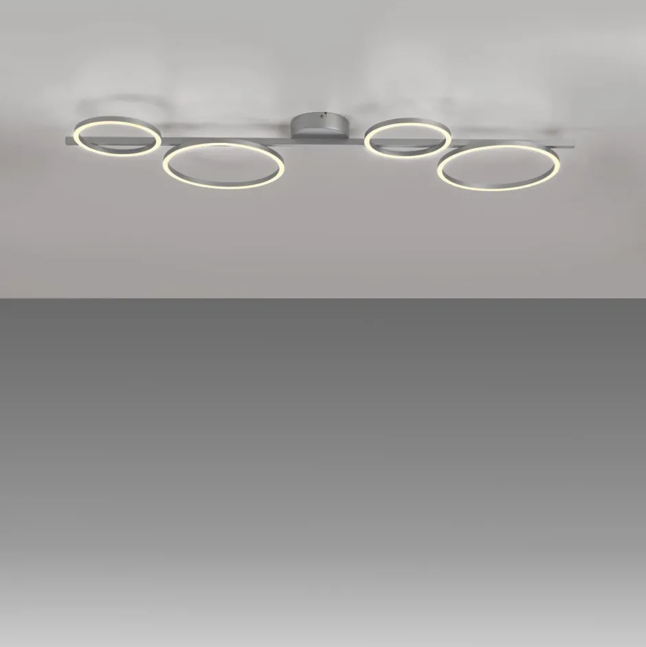 Just Light Weiße LED Deckenlampe Metall 120 cm länglich 3000 K< Deckenleuchten|Flurlampen