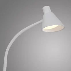 Wohnzimmerlampen|Metall Lampen*Just Light Weiße LED Stehleuchte Metall 150 cm 4 W 3000 K flexibel