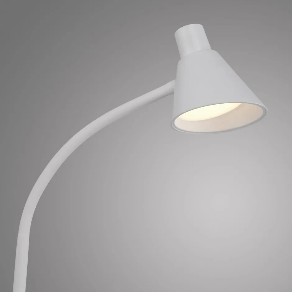 Wohnzimmerlampen|Metall Lampen*Just Light Weiße LED Stehleuchte Metall 150 cm 4 W 3000 K flexibel