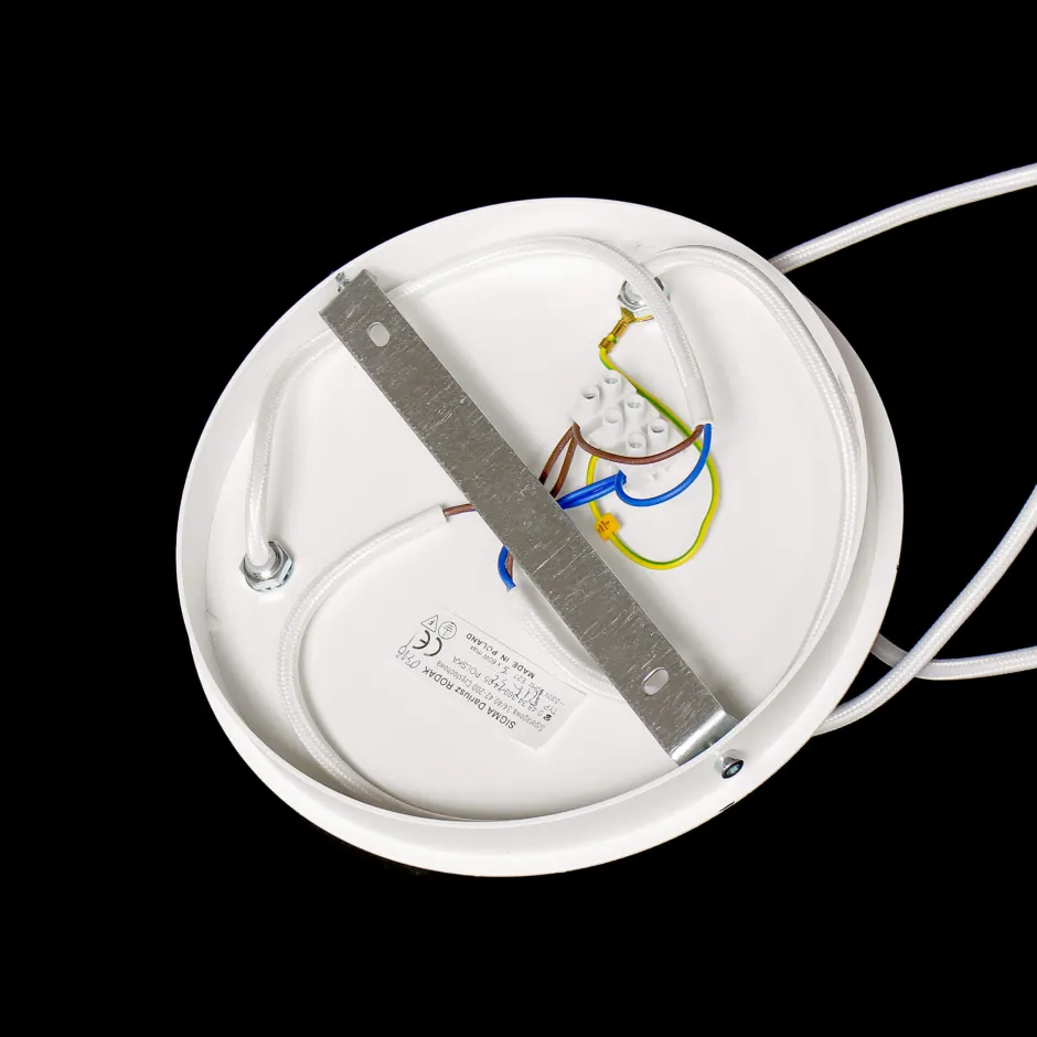 Hängelampen|Retro Lampen*Sigma Weiße Pendelleuchte Retro Schirmform