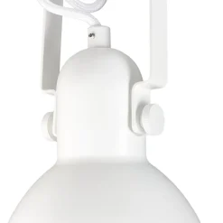 Wandleuchten|Flurlampen*Easylight Weiße Spot Lampe DALLAS Retro Design E14 verstellbar