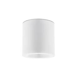 Nowodvorski Weißer Aufbauspot Aluminium akzentuiert IP44 Ø8,5 cm< Spots|Badezimmer Lampe