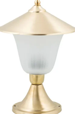 Lido Wetterfeste Stehleuchte Messing Rustikal H:29cm< Außenleuchten Antik|Rustikale Außenleuchten