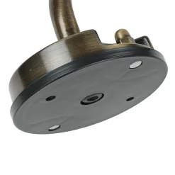 Außenwandleuchten|Rustikale Lampen*Lido Wetterfeste Wandlampe KAVALA Messing antik rostfrei