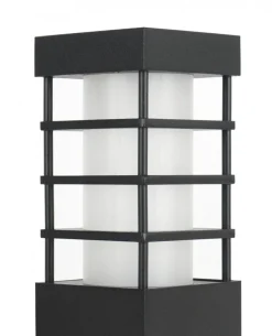 SU-MA Wetterfeste Wandlampe Schwarz eckig IP54 E27< Außenwandleuchten|Moderne Außenleuchten