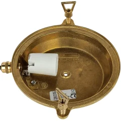 Lido Wetterfeste Wandleuchte KARPAHTOS Messing Glas IP64< Rustikale Lampen|Metall Lampen