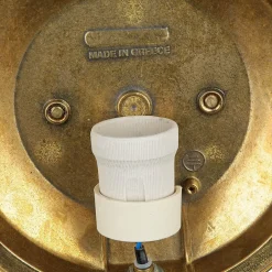 Lido Wetterfeste Wandleuchte SERIFOS Messing Maritim IP64< Außenwandleuchten|Rustikale Lampen