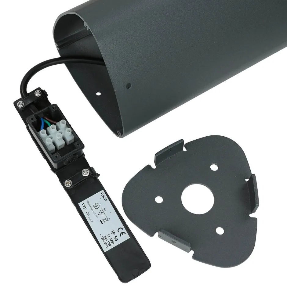 SU-MA Wetterfeste Wegeleuchte Anthrazit 50cm blendarm< Metall Lampen|Wegeleuchten