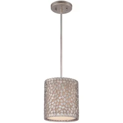 Elstead Wohnliche Deckenlampe ASTILLA in Silber Vintage< Deckenleuchten|Bürolampen