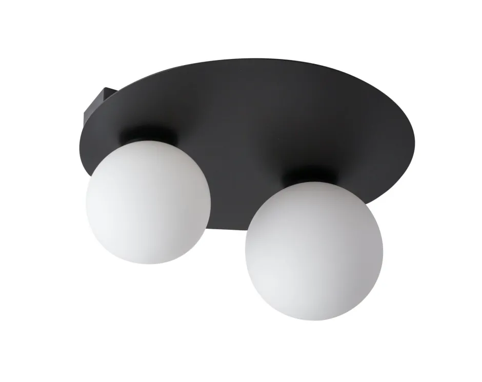 Deckenleuchten|Flurlampen*Sigma Wohnliche Deckenleuchte Glasschirm Metall G9 blendarm