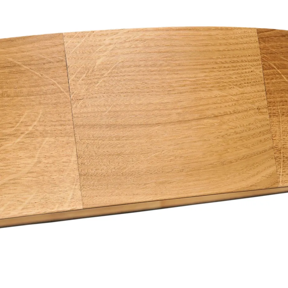 Holzlampen|Moderne Lampen*Lamkur Wohnliche LED Deckenleuchte ARBARO in Eiche rund