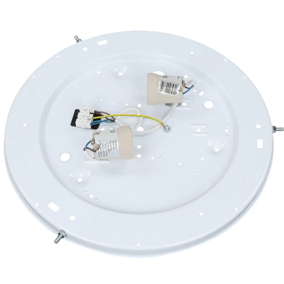 Holzlampen|Moderne Lampen*Lamkur Wohnliche LED Deckenleuchte ARBARO in Eiche rund