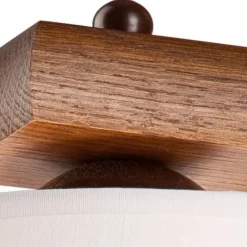 Lamkur Wohnliche Wandleuchte BEVERELY in Braun Flur< Wandleuchten|Moderne Lampen