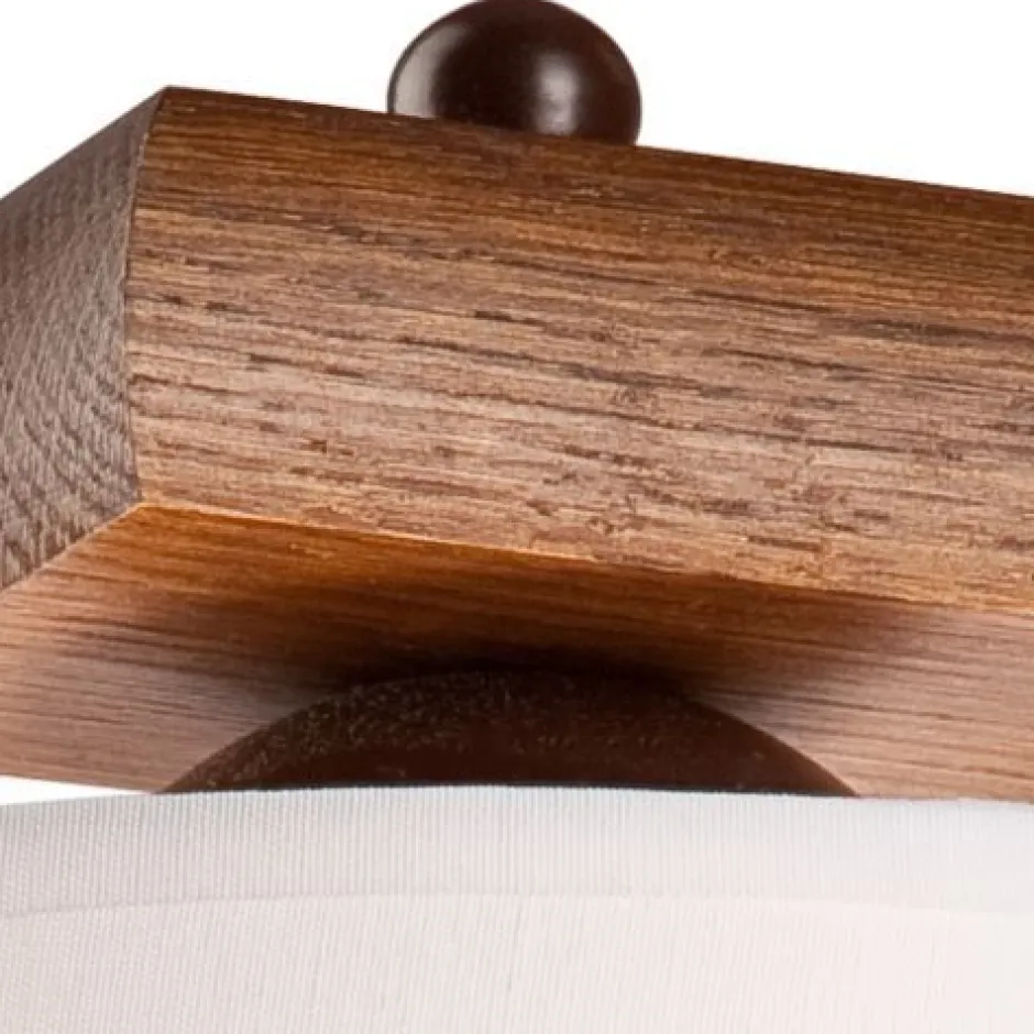 Lamkur Wohnliche Wandleuchte BEVERELY in Braun Flur< Wandleuchten|Moderne Lampen