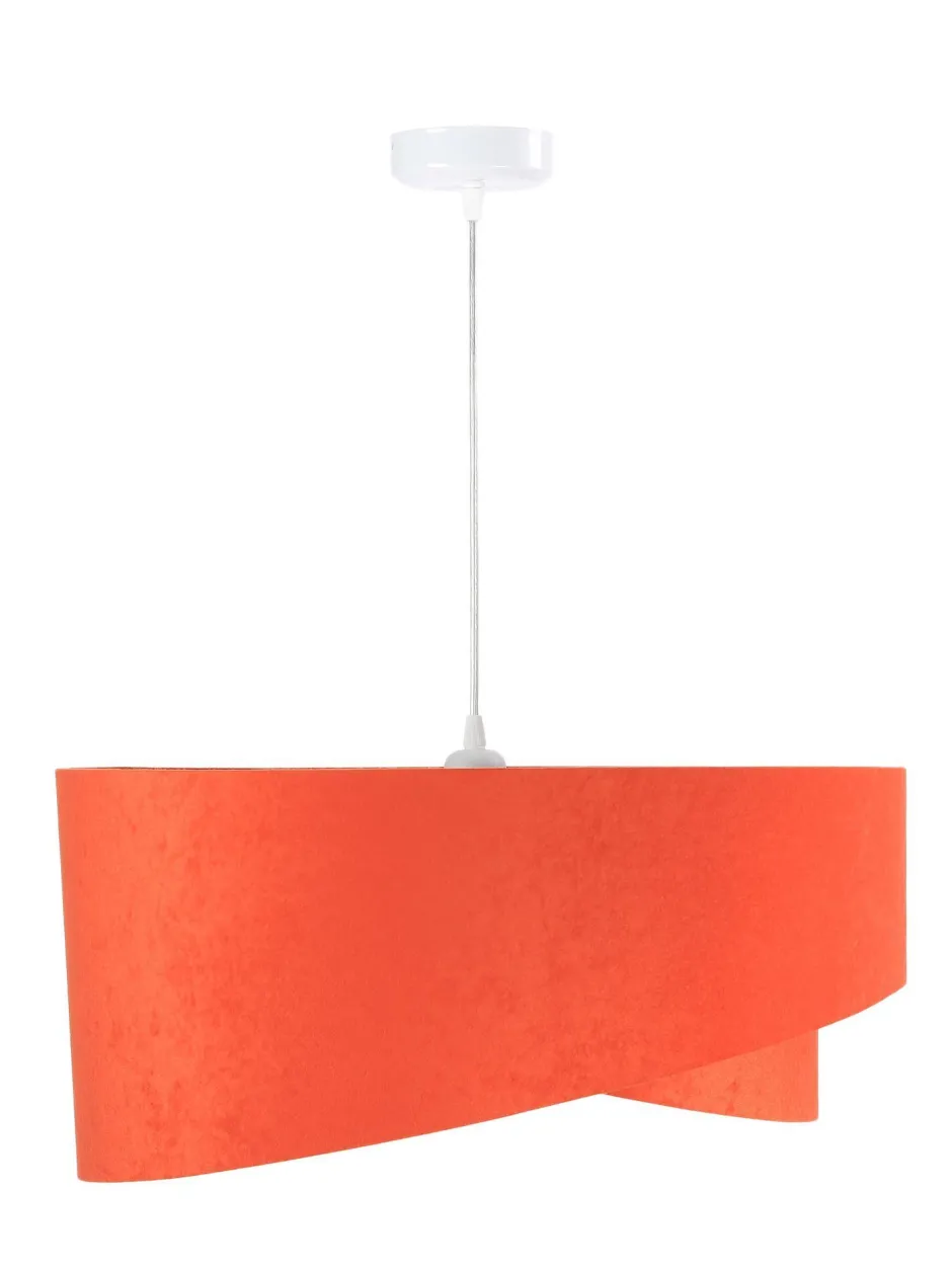 Hängelampen|Moderne Lampen*BPS Koncept Wohnzimmer Hängelampe Orange Bunt Stoff rund Ø50cm